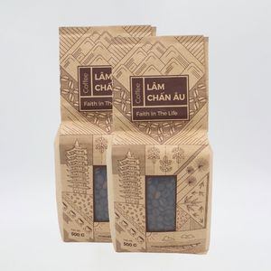 Bolsa 500g Recién llegado Arábica Granos de café tostados Servicio OEM/ODM Fábrica de Vietnam de alta calidad - Product Image 2