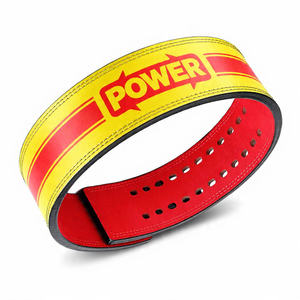 Ceinture de levage réglable en cuir véritable 13 mm, robuste et souple, pour l'entraînement de force et le soutien du dos - Product Image 6