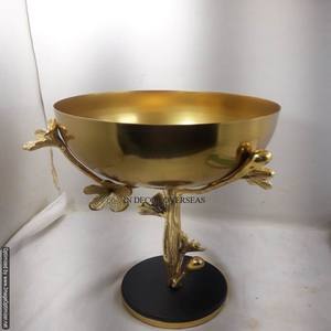 Quemador de incienso Bakhoor de forma redonda de Metal de calidad Superior chapado en oro de alta calidad con suministros de soporte de Base de diseñador único - Product Image 2