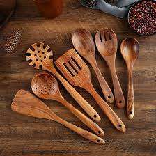 Cuillères en bois de taille personnalisée de qualité supérieure Ustensiles de cuisine jetables en teck naturel pour hôtel, restaurant et cuisine - Product Image 4