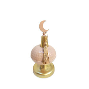 Luxe rose et or Ramadan décoration moderne islamique à plusieurs niveaux support de service avec croissant de lune Eid Mubarak décor à la maison ornement - Product Image 4