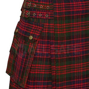 Kilts écossais de haute qualité en acrylique solide, sur mesure, pour hommes, parfaits pour les cérémonies de mariage - Product Image 6