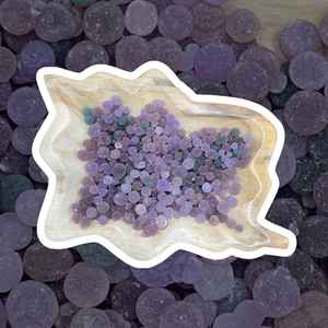 เม็ดคริสตัลอะเกตองุ่นธรรมชาติ 70 กรัมในขวดแก้ว คริสตัลฮวงจุ้ยสำหรับหินตกแต่งเพื่อการบำบัด ขายส่ง - Product Image 5