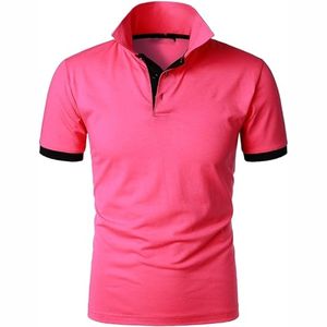 เสื้อโปโลสำหรับผู้ชายผ้าฝ้าย100% ดีไซน์เรียบง่ายแขนสั้นใส่สบายและมีสไตล์สำหรับฤดูร้อน - Product Image 5