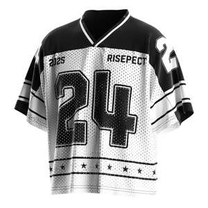 Maillot de football américain personnalisé avec service de conception 1 sur 1 gratuit - Options cousues ou imprimées. - Product Image 6