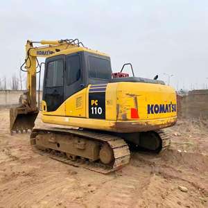 Excavatrice d'occasion Komatsu PC110-7 d'origine japonaise, 11 tonnes, excavatrice sur chenilles Komatsu PC110 d'occasion, en stock. - Product Image 4