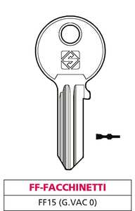 Llave de Latón Ff15 (g. Vac 0) Ff-Facchinetti - Product Image 1