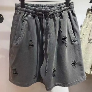 Nuevo Producto 2026: Shorts Retro de Hombre Estilo Urbano Europeo-Americano, Lavado Intenso, Corte Holgado, Tendencia de Moda, Marca de Diseño - Product Image 2
