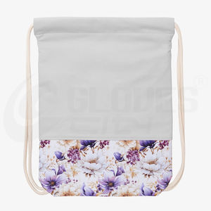 Sacs de sport à cordon personnalisés en gros, imperméables, avec logo de ville imprimé, en tissu de coton écologique, capacité de 30 à 40 L, pour l'extérieur - Product Image 3