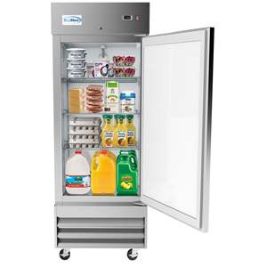 Refrigerador de Una Puerta de 29 Pulgadas y 15.5 Pies Cúbicos RIR-1D-SS-19C Equipo de Refrigeración para Cocina Comercial - Product Image 1