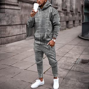 Survêtements unisexes de haute qualité pour l'automne, 100% coton, respirant, réversible, ensemble de jogging sportif 2 pièces, manches longues décontractées - Product Image 1