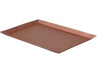 Grande assiette de service en cuivre pur, plateau martelé, artisanat métallique moderne, résistant à la chaleur, léger, pour mariage et Diwali