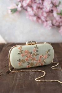 กระเป๋าผ้าคลัทช์ปักลายสไตล์โบฮีเมียนกระเป๋าถือดีไซน์แฟนซีซับในขายส่ง - Product Image 3