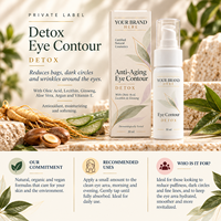 Contour des yeux détoxifiant en marque propre 30ml |   Soin anti-rides et anti-cernes |   Fabricant OEM Espagne