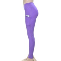 Pantalons de yoga fitness taille haute avec poches, leggings de contrôle du ventre, leggings de sport extensibles 4 directions, leggings de yoga à taille élastique