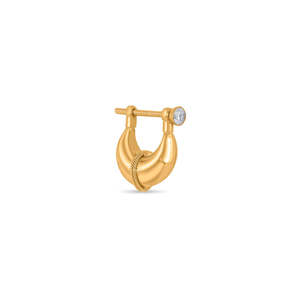 Tejasvi Bali <b>Gold</b> Diamond <b>Earrings</b> for <b>Men</b> - Product Image 3