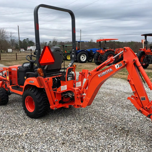 Ensemble de tracteur compact Kubota BX25D – Solution de terrassement, de levage et de tonte, tracteur compact TLB, tondeuse, 23 CV, 4 roues motrices, ensemble complet - Product Image 1