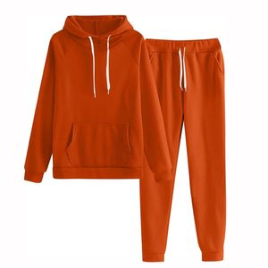 Conjunto de Dos Piezas de Sudadera con Capucha y Pantalones Deportivos de Algodón para Mujer, Talla Grande, Estilo Urbano Ecológico, Otoño 2026 - Product Image 6