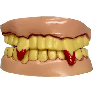 Halloween Dracula Teeth disgusting tricky joking funny ugly fake festival decoration cosplay zombie vampire costume false party