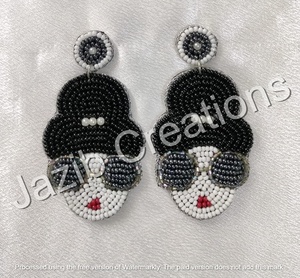 2024 Boho hecho a mano Miyuki pendientes de aro con cuentas geometría creativa coloridos pendientes de cuentas de semillas - Product Image 4