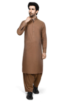 Shalwar Kameez pour homme, culture pakistanaise, respirant, tenue de fête traditionnelle ethnique, sans plis, évacuation de l'humidité, tenue nationale