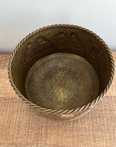 Jardinières en métal martelé or bronze, grandes jardinières décoratives en fer pour plantes succulentes, décoration intérieure de luxe - Product Image 3