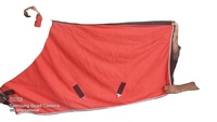 Couverture d'équitation en toile ripstop de nylon et polaire de haute qualité avec logo personnalisé, confortable, imperméable et respirante pour l'hiver