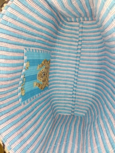 Sac fourre-tout bleu luxe premium pour femmes avec broderie fermeture à glissière classique fabricant indien exportateur pour l'été - Product Image 4