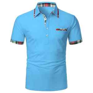 เสื้อโปโลสำหรับผู้ชายเครื่องแบบบริษัทที่ปรับแต่งได้ลายปักโลโก้ผ้าฝ้ายโพลีเอสเตอร์ - Product Image 6