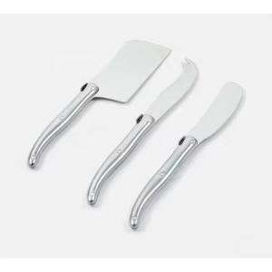 Ensemble de couteaux à fromage poignée rustique en argent ensemble de couteaux à fromage de restaurant de cuisine de haute qualité avec plaqué argent - Product Image 4