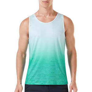 เสื้อออกกำลังกายแบบลำลองของผู้ชายเสื้อแขนกุดพิมพ์ลายซับลิเมชัน - Product Image 6