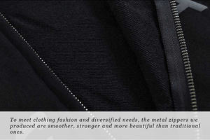 เสื้อกันหนาวอนิเมะแบบมีซิปสามารถปรับแต่งได้, เสื้อกันหนาวผ้าฝ้าย100% น้ำหนักมากหรูหรามีฮู้ด - Product Image 4