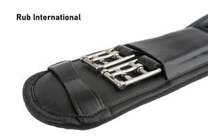 Circonférence de Dressage de haute qualité pour chevaux Durable néoprène Nylon bande fer boucles cuir matériel frotter modèle International 7860B - Product Image 3