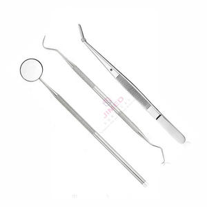 Kit de diagnostic dentaire premium 1 pièce avec grattoir manuel en acier inoxydable et miroir buccal pour examen dentaire - Product Image 4