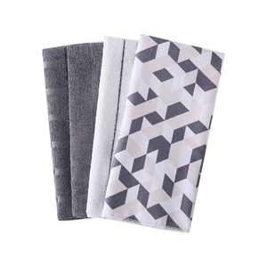 Serviettes de cuisine traditionnelles inspirées du golf certifiées GOTS 100% coton brodé léger 40x60cm Inde B2B quantité minimale de commande OEM ODM prêt - Product Image 3