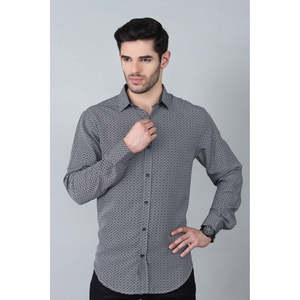 Camisa Casual de Popelina para Hombre Unze London DEBRA Fit, 100% Algodón, Cuello Mao, Tallas XL 2XL 3XL 4XL para Verano y Otoño, Suministro ODM - Product Image 1
