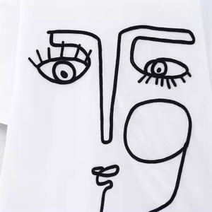 เสื้อยืดผู้หญิงผ้าฝ้ายออร์แกนิก100% เสื้อยืดธรรมดาขนาดใหญ่ออกแบบได้ตามต้องการ - Product Image 6