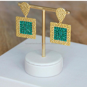 Boucles d'oreilles de mariée élégantes, perles d'eau douce blanches naturelles, longues boucles d'oreilles pendantes, boucles d'oreilles en laiton plaqué or, bijoux de mode - Product Image 5