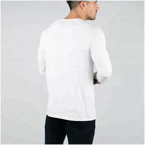 Camiseta de manga larga de algodón con estampado personalizado Camiseta de manga larga ajustada de gimnasio para hombre hecha por Fitness Concepts - Product Image 6