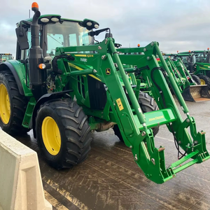 Tractor John Deere 6120M Usado en Buenas Condiciones con Cargador en Venta - Product Image 1