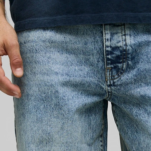 <b>Men's</b> 2025 New Washed Sun Faded <b>Jeans</b> Street Wear Loose and Versatile Blue Straight Leg Wide Leg <b>Jeans</b> for <b>Men</b> Mid-Weight Pants - Product Image 4