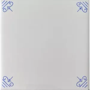 Delft กระเบื้องสีฟ้าและสีขาวที่มี RAMS มุมหัวสำเนียงผนัง (198) - Product Image 1