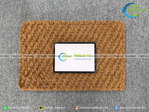 Tapete de Fibra de Coco para Interiores, para Entrada y Decoración del Hogar, Popular, Rectangular, Marrón - Product Image 3