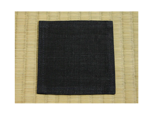 Posavasos de lino antiguos para Mantel Individual hogar restaurante mesa de piedra de Color negro de alta calidad decorativa hecha a mano India fabricación - Product Image 1