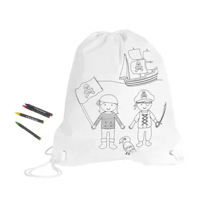 กระเป๋าเป้สะพายหลังแบบมีเชือกผูก Locle รุ่น Personalized สำหรับใส่ของใช้สีสันสดใส เหมาะสำหรับใช้เป็นของแจกในงานโปรโมชั่น - Product Image 1
