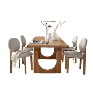 Juego de mesa de comedor de madera de teca maciza de la mejor calidad, juego de mesas de café y sillas, juego de mesa de comedor para comedor y restaurante - Product Image 1