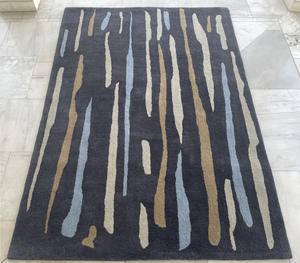 PRIX D'USINE INDIEN TAPIS INDIENS ATTRACTIFS TAPIS DE LUXE EN LAINE TUFTÉ À LA MAIN TAPIS CLASSE et ÉLÉGANT pour VOTRE INTÉRIEUR DE MAISON - Product Image 1