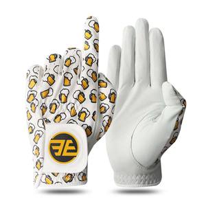 Gants de golf légers en cuir véritable de haute qualité pour hommes et femmes antidérapants avec logo personnalisé respirant - Product Image 2