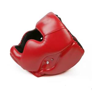 Kick Boxing Headguard/ Youth Boxing Headgear Venta caliente Mejor precio Boxeo Head Guard Open Face Sparring Head Guard - Product Image 4