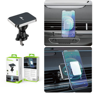 sp-171 mobile <b>phone</b> <b>holder</b> <b>for</b> <b>car</b> <b>magnetic</b> 360 Aluminum Black grill mount Mobile <b>Phone</b> <b>Car</b> <b>Holder</b> - Product Image 5